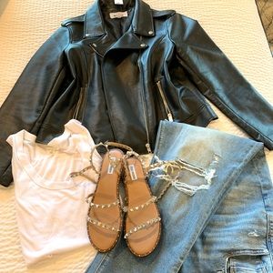 BB Dakota Faux Leather Jacket
